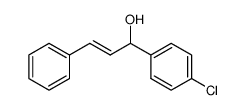 (E)-1-(4-chlorophenyl)-3-phenyl-2-propen-1-ol结构式