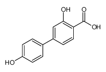 2-hydroxy-4-(4-hydroxyphenyl)benzoic acid Structure