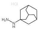 Hydrazine,tricyclo[3.3.1.13,7]dec-1-yl-, hydrochloride (1:1) Structure