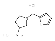1-FURAN-2-YLMETHYL-PYRROLIDIN-3-YLAMINE DIHYDROCHLORIDE Structure