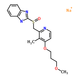 Rabeprazole sodium Structure