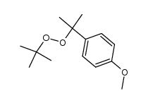 tert-butyl 4-methoxycumyl peroxide结构式