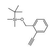 tert-butyl-[(2-ethynylphenyl)methoxy]-dimethylsilane结构式