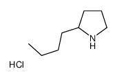 2-Butylpyrrolidine hydrochloride Structure