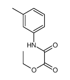ethyl 2-(3-methylanilino)-2-oxoacetate结构式