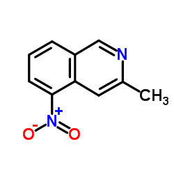 3-甲基-5-硝基异喹啉结构式
