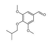 3,5-dimethoxy-4-(2-methylpropoxy)benzaldehyde Structure