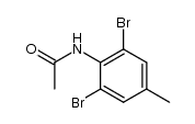 2,6-Dibromo-4-methylacetanilide Structure