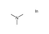trimethyl(trimethylamine)indium Structure