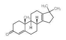 18-Norandrosta-4,13-dien-3-one,17,17-dimethyl- (8CI,9CI)结构式
