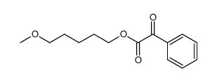 5-methoxypentyl 2-oxo-2-phenylacetate Structure
