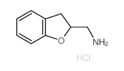 1-(2,3-二羟基-1-苯并呋喃-2-基)甲胺盐酸盐结构式