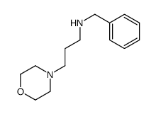 N-benzyl-3-morpholin-4-ylpropan-1-amine结构式