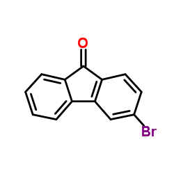 3-溴-9H-芴-9-酮结构式