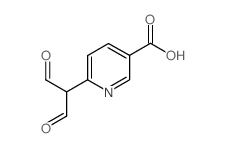 2-(3-羟基羰基-6-吡啶基)丙二醛结构式