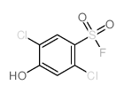 Benzenesulfonylfluoride, 2,5-dichloro-4-hydroxy- Structure