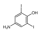 4-amino-2,6-diiodophenol结构式