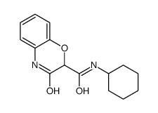 N-cyclohexyl-3-oxo-4H-1,4-benzoxazine-2-carboxamide Structure