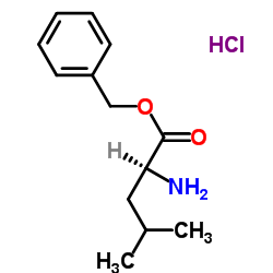 L-亮氨酸苄酯盐酸盐结构式