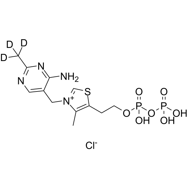 Thiamine pyrophosphate-d3 structure
