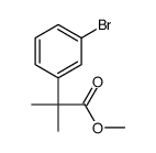 Methyl 2-(3-bromophenyl)-2-methylpropanoate structure
