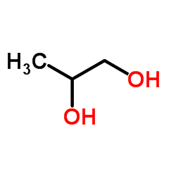 propylene glycol Structure