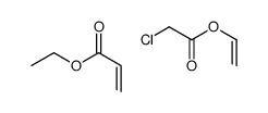 ethenyl 2-chloroacetate,ethyl prop-2-enoate Structure