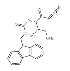 Fmoc-L-Ile-CHN2结构式