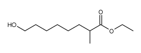 ethyl 8-hydroxy-2-methyloctanoate Structure