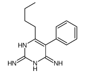 6-butyl-5-phenylpyrimidine-2,4-diamine结构式