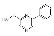 3-(甲硫基)-5-苯基-1,2,4-三嗪结构式