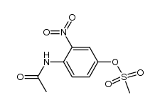 4-acetamido-3-nitrophenyl methanesulfonate Structure