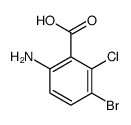 6-amino-3-bromo-2-chlorobenzoic acid Structure
