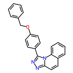 1-(4-Benzyloxy-phenyl)-[1,2,4]triazolo[4,3-a]quinoline Structure