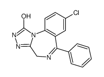 8-chloro-6-phenyl-2,4-dihydro-[1,2,4]triazolo[4,3-a][1,4]benzodiazepin-1-one结构式