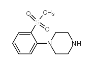 1-(2-甲砜基苯基)哌嗪结构式