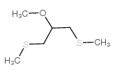 1,3-双(甲硫代)-2-甲氧基丙烷结构式