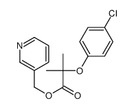 3-Pyridinylmethyl 2-(4-chlorophenoxy)-2-methylpropanoate Structure