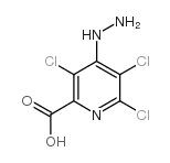 3,5,6-三氯-4-肼吡啶-2-羧酸结构式