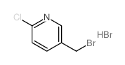 5-(溴甲基)-2-氯吡啶氢溴酸结构式