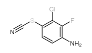 3-氯-2-氟-4-硫代氰酰基苯胺结构式