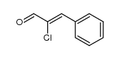 α-chloro-trans-cinnamaldehyde Structure