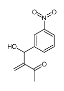3-[hydroxy-(3-nitrophenyl)methyl]but-3-en-2-one结构式