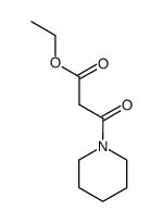 ethyl 3-oxo-3-(piperidin-1-yl)propanoate结构式