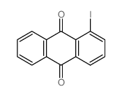 1-iodoanthracene-9,10-dione结构式