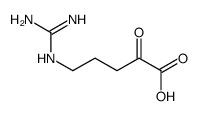 5-guanidino-2-oxopentanoic acid Structure