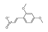 反-2,4-二甲氧基-β-硝基苯乙烯结构式