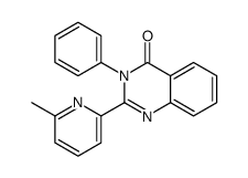 2-(6-methylpyridin-2-yl)-3-phenylquinazolin-4-one Structure