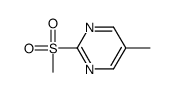 5-甲基-2-(甲基磺酰基)嘧啶结构式