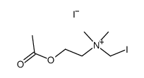 (iodomethyl)(2-acetoxyethyl)dimethylammonium iodide结构式